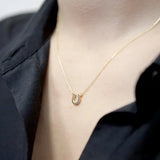 10PCS Lucky Horseshoe Necklace Horse Shoe Hoof Necklaces U Shape Necklace
