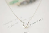 10PCS Lucky Horseshoe Necklace Horse Shoe Hoof Necklaces U Shape Necklace