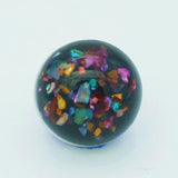 10PCS Natural Shell Fragment 18MM Snaps Buttons DIY Jewelry