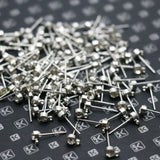 10PCS Metal DIY Machining Pins 14MM for Earrings Bracelet