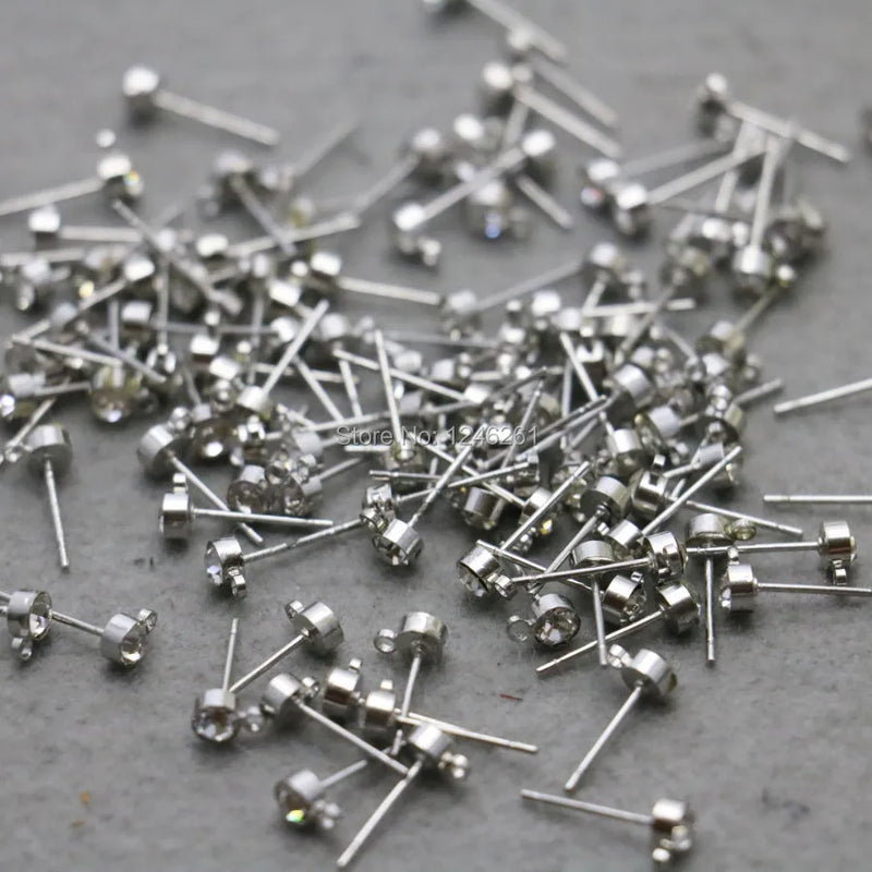 10PCS Metal DIY Machining Pins 14MM for Earrings Bracelet