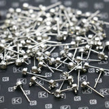 10PCS Metal DIY Machining Pins 14MM for Earrings Bracelet