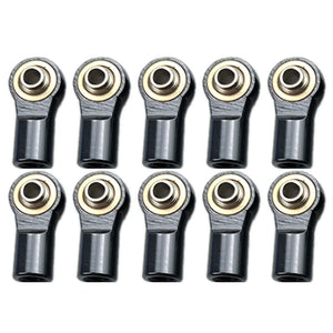 10PCS Metal Link Tie Rod End for 1/10 RC Car Axial SCX10-II 90046 90047