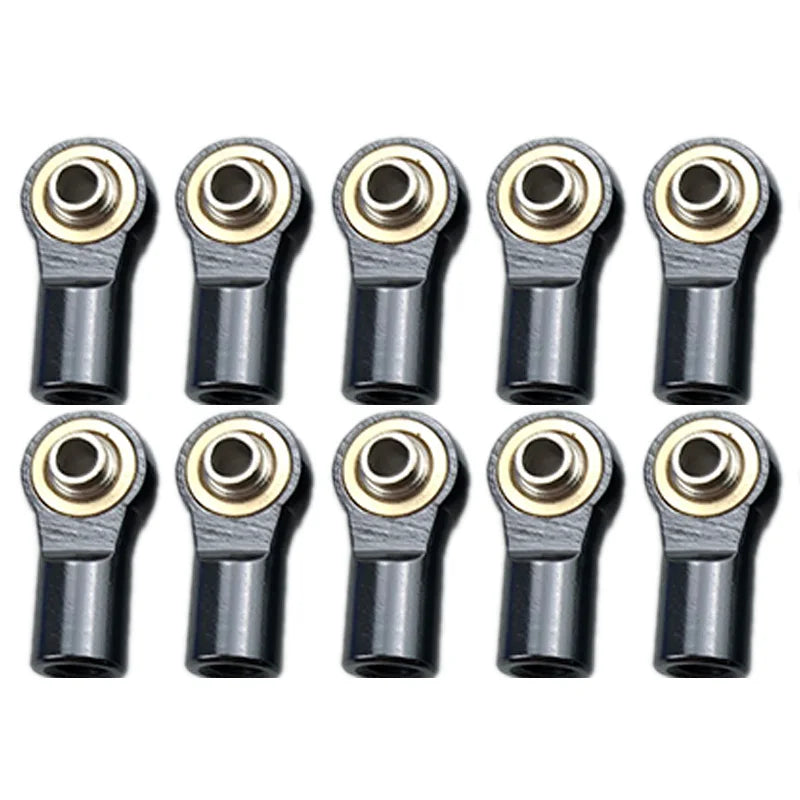 10PCS Metal Link Tie Rod End for 1/10 RC Car Axial SCX10-II 90046 90047