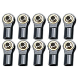 10PCS Metal Link Tie Rod End for 1/10 RC Car Axial SCX10-II 90046 90047
