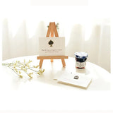 10PCS Mini Metal Folding Angel Greeting Card Postcard