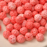 10PCS Mini Natural Pink Strawberry Loose Beads for DIY Jewelry Making