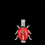 10PCS Ladybug Pearl Cage Locket Aromatherapy Diffuser Pendant for Gift
