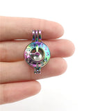 10PCS Pearl Cage Locket Aromatherapy Diffuser Pendant