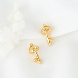 10PCS Mushroom Charms Pendant DIY Accessory for Making Jewelry