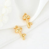 10PCS Mushroom Charms Pendant DIY Accessory for Making Jewelry