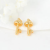 10PCS Mushroom Charms Pendant DIY Accessory for Making Jewelry