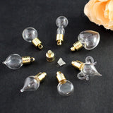 10PCS Name on Rice Pendant 6MM Glass Vials Mother's Gift Necklace