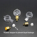 10PCS Name on Rice Pendant 6MM Glass Vials Mother's Gift Necklace
