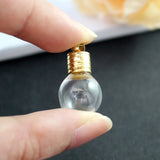 10PCS Name on Rice Pendant 6MM Glass Vials Mother's Gift Necklace
