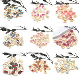 10PCS Freshwater Shell Pendant Striped Conch Charms DIY Necklaces