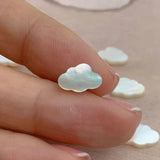10PCS Natural Mother of Pearl Shell Cloud Spacer Beads DIY Jewelry Making