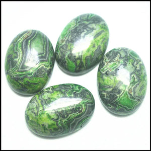 10PCS Natural Gem Stone Cabochons for DIY Jewelry Making 18x25mm Oval Shapes