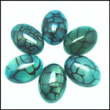 10PCS Natural Gem Stone Cabochons for DIY Jewelry Making 18x25mm Oval Shapes