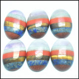10PCS Natural Gem Stone Cabochons for DIY Jewelry Making 18x25mm Oval Shapes