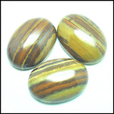 10PCS Natural Gem Stone Cabochons for DIY Jewelry Making 18x25mm Oval Shapes