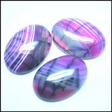 10PCS Natural Gem Stone Cabochons for DIY Jewelry Making 18x25mm Oval Shapes