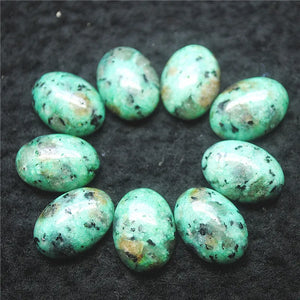 10PCS African Turquoise Oval Cabochons 10X14MM 13X18MM DIY Jewelry