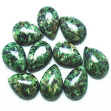 10PCS African Turquoise Stone Teardrop Cabochons 10X14MM 18X25MM