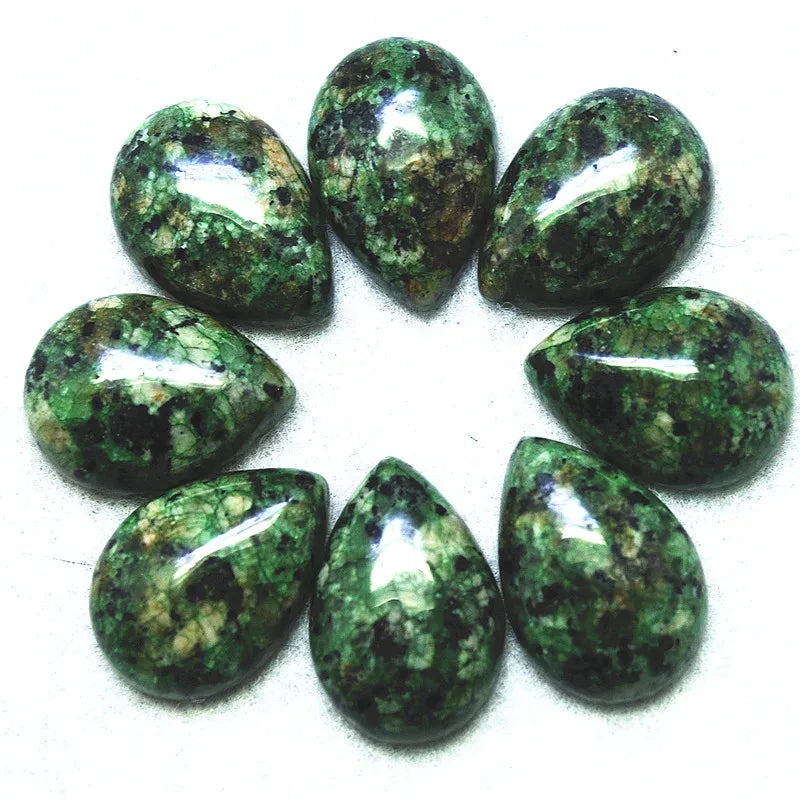 10PCS African Turquoise Stone Teardrop Cabochons 10X14MM 18X25MM