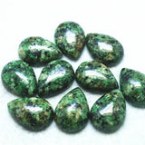 10PCS African Turquoise Stone Teardrop Cabochons 10X14MM 18X25MM
