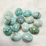 10PCS Amazonite Stone Cabochons Oval Shape No Hole DIY Beads Accessories