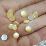 10PCS Mother Of Pearl Cabochons Round Shape 8MM 10MM 12MM Shell