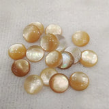 10PCS Mother Of Pearl Cabochons Round Shape 8MM 10MM 12MM Shell