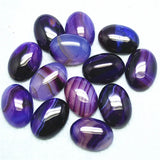 10PCS Oval Agate Cabochons 18x25MM No Hole Hot Selling Items