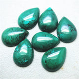 10PCS Turquoise Stone Cabochons Teardrops 18X25MM DIY Jewelry Components