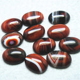 10PCS Carnelian Stone Cabochons 18X25MM OVAL SHAPE DIY Jewelry Parts