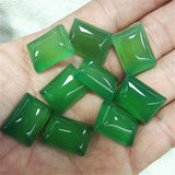 10PCS Purple Jade Cabochons 13X18MM Rectangle Shape DIY Jewelry Accessories