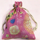 10PCS Nature Fabric Pouch Jewelry Bags Flamingo Owl North Bear Designs