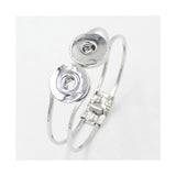 10PCS Adjustable Open Cuff Bracelet Bangle for Women Snap Jewelry