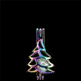 10PCS Christmas Tree Pearl Cage Aromatherapy Diffuser Pendant