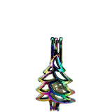 10PCS Christmas Tree Pearl Cage Aromatherapy Diffuser Pendant