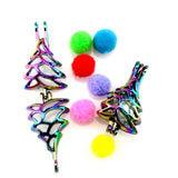 10PCS Christmas Tree Pearl Cage Aromatherapy Diffuser Pendant