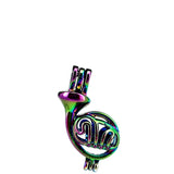 10PCS Horn Pearl Cage Locket Aromatherapy Pendant