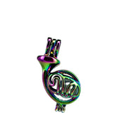 10PCS Horn Pearl Cage Locket Aromatherapy Pendant