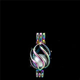 10PCS Spiral Pearl Cage Locket Aromatherapy Diffuser Pendant