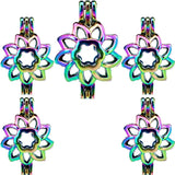 Sunflower Pearl Cage Aromatherapy Diffuser Pendant for Gift Necklace Keychain