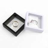 10PCS Transparent PE Film Jewelry Storage Box Cosmetics Storage