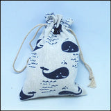 10PCS Gift Pouches Owl Butterfly Cat Dolphin 10x14mm Fabric Bags