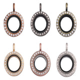 10PCS Living Memory Floating Locket Pendant Charms DIY Jewelry Making