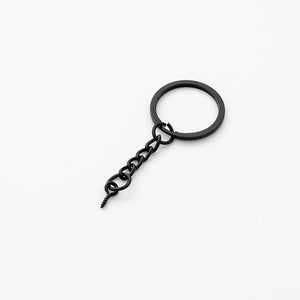 10PCS/Pack Screw Eye Pin Key Chain 25mm 30mm Key Rings with Lobster Clasps
